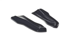 Heck Ansatz Flaps Diffusor passend für Volvo V40 R-design schwarz Hochglanz