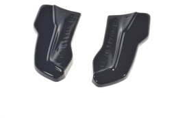 Street+ Heck Ansatz Flaps passend für Volvo V40 R-design schwarz Hochglanz