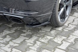 Heck Ansatz Flaps Diffusor passend für Audi RS3 8V FL Sportback schwarz Hochglanz