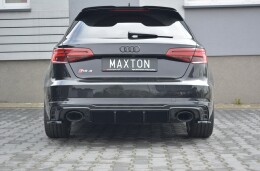 Heck Ansatz Diffusor passend für Audi RS3 8V FL...