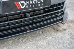 Cup Spoilerlippe Front Ansatz V.2 passend für VW Passat R-Line B8 schwarz Hochglanz