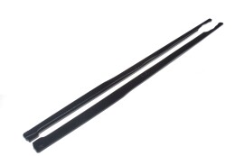 Seitenschweller Ansatz Cup Leisten passend für VW Passat R-Line B8 schwarz Hochglanz
