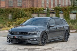 Street+ Seitenschweller Leisten passend für VW Passat R-Line B8 schwarz Hochglanz