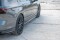 Seitenschweller Ansatz Cup Leisten passend für VW Passat R-Line B8 schwarz Hochglanz