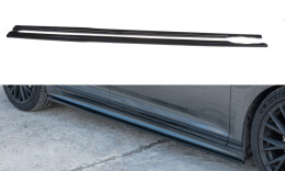 Seitenschweller Ansatz Cup Leisten passend für VW Passat R-Line B8 Carbon Look