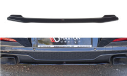 Mittlerer Cup Diffusor Heck Ansatz passend für BMW X4 M40i G02 schwarz Hochglanz