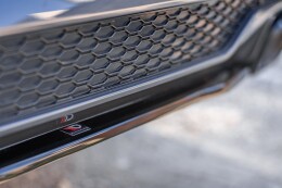 Mittlerer Cup Diffusor Heck Ansatz passend für BMW X4 M40i G02 schwarz Hochglanz