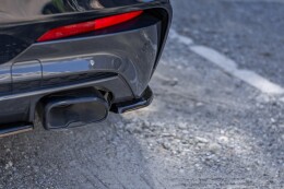 Heck Ansatz Flaps Diffusor passend für BMW X4 M40i...