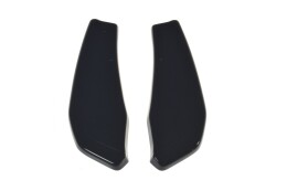 Heck Ansatz Flaps Diffusor passend für BMW X4 M40i G02 schwarz Hochglanz