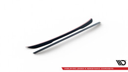 Heck Spoiler Aufsatz Abrisskante passend für VW Passat R-Line B8 schwarz Hochglanz