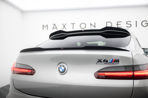 Heck Spoiler Aufsatz Abrisskante passend für Unterer BMW X4 M-Paket G02 / X4 M F98 schwarz Hochglanz