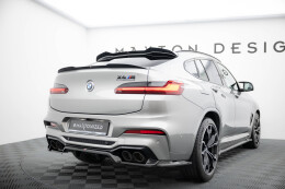 Heck Spoiler Aufsatz Abrisskante passend für Unterer BMW X4 M-Paket G02 / X4 M F98 schwarz Hochglanz