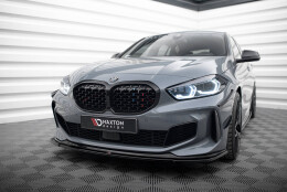 Cup Spoilerlippe Front Ansatz für BMW 1er M-Paket/ M135i / 128ti F40  schwarz Hochglanz