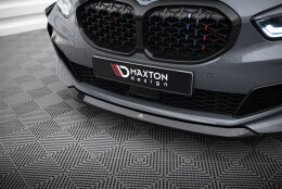 Cup Spoilerlippe Front Ansatz V.2 passend für BMW 1er F40 M-Paket/ M135i schwarz Hochglanz