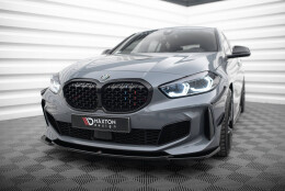 Cup Spoilerlippe Front Ansatz V.3 passend für BMW 1er F40 M-Paket/ M135i schwarz Hochglanz