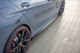 Seitenschweller Ansatz Cup Leisten V.1 für BMW 1er F40 M-Paket/ M135i  Carbon Look