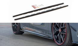 Seitenschweller Ansatz Cup Leisten V.1 passend für BMW 1er F40 M-Paket/ M135i Carbon Look