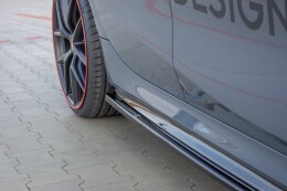 Seitenschweller Ansatz Cup Leisten V.1 passend für BMW 1er F40 M-Paket/ M135i Carbon Look