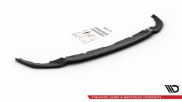 Cup Spoilerlippe Front Ansatz V.4 für BMW 1er M-Paket/ M135i / 128ti F40  schwarz Hochglanz