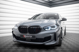 Cup Spoilerlippe Front Ansatz V.4 passend für BMW 1er F40 M-Paket/ M135i schwarz Hochglanz