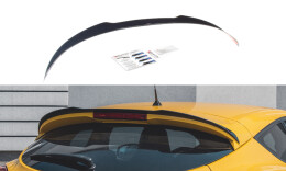 Heck Spoiler Aufsatz Abrisskante für Renault Megane 3 RS schwarz Hochglanz