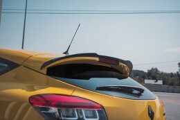 Heck Spoiler Aufsatz Abrisskante passend für Renault Megane 3 RS schwarz Hochglanz