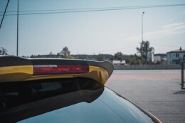 Heck Spoiler Aufsatz Abrisskante passend für Renault Megane 3 RS schwarz Hochglanz