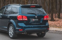 Heck Spoiler Aufsatz Abrisskante passend für Fiat Freemont schwarz Hochglanz