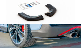 Heck Ansatz Flaps Diffusor für Hyundai I30 N Mk3 Fastback  schwarz matt