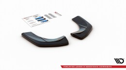 Heck Ansatz Flaps Diffusor für Hyundai I30 N Mk3 Fastback  schwarz Hochglanz