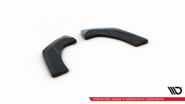 Heck Ansatz Flaps Diffusor passend für Hyundai I30 N Mk3 Fastback schwarz Hochglanz
