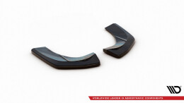 Street+ Heck Ansatz Flaps passend für Hyundai I30 N Mk3 Fastback schwarz Hochglanz