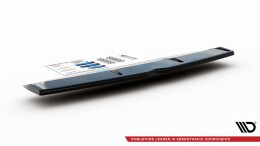Mittlerer Cup Diffusor Heck Ansatz passend für Hyundai I30 N Mk3 Fastback schwarz Hochglanz