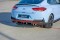 Mittlerer Cup Diffusor Heck Ansatz passend für Hyundai I30 N Mk3 Fastback schwarz Hochglanz