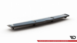 Mittlerer Cup Diffusor Heck Ansatz DTM Look passend für Hyundai I30 N Mk3 Fastback schwarz Hochglanz