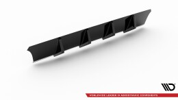 Heck Ansatz Diffusor für Seat Leon Mk3 Cupra ST Facelift schwarz Hochglanz