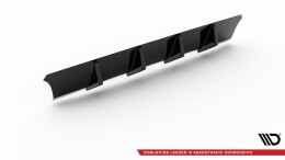 Heck Ansatz Diffusor V.1 passend für Seat Leon Cupra Mk3 FL Sportstourer schwarz Hochglanz