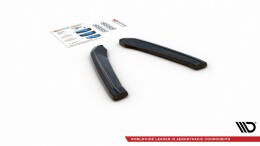 Heck Ansatz Flaps Diffusor V.1 für Seat Leon Cupra Mk3 FL Sportstourer schwarz Hochglanz