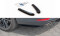 Heck Ansatz Flaps Diffusor für Seat Leon Mk3 Cupra ST Facelift schwarz Hochglanz