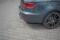 Heck Ansatz Flaps Diffusor V.1 passend für Seat Leon Cupra Mk3 FL Sportstourer schwarz Hochglanz