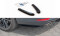 Heck Ansatz Flaps Diffusor V.1 passend für Seat Leon Cupra Mk3 FL Sportstourer schwarz Hochglanz