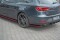 Heck Ansatz Flaps Diffusor V.1 passend für Seat Leon Mk3 Cupra ST FL schwarz+rot Hochglanz