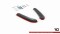 Heck Ansatz Flaps Diffusor V.1 passend für Seat Leon Mk3 Cupra ST FL schwarz+rot Hochglanz