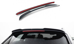 Heck Spoiler Aufsatz Abrisskante V.1 für Seat Leon Cupra ST Mk3 / Mk3 Facelift schwarz Hochglanz