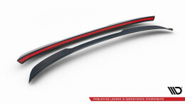 Heck Spoiler Aufsatz Abrisskante V.1 passend für Seat Leon Mk3 Cupra ST Facelift schwarz Hochglanz