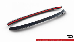 Heck Spoiler Aufsatz Abrisskante V.1 passend für Seat Leon Mk3 Cupra ST Facelift schwarz Hochglanz