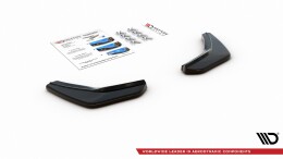 Heck Ansatz Flaps Diffusor V.2 für VW Golf 7 GTI  schwarz Hochglanz