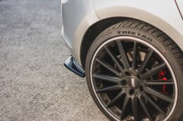 Heck Ansatz Flaps Diffusor V.2 passend für VW Golf 7 GTI schwarz Hochglanz
