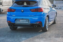 Heck Ansatz Flaps Diffusor passend für BMW X2 F39...