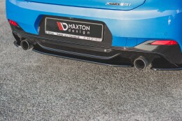 Mittlerer Cup Diffusor Heck Ansatz für BMW X2 F39 M-Paket schwarz Hochglanz